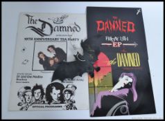 The Damned - The Damned ' Friday 13th EP ' and ' Thanks For The Night ' single along with The