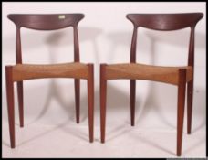 A good pair of retro Danish teak  dining / bedroom chairs chairs.