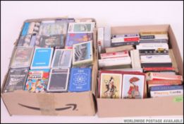 A large collection of playing cards, mostly from the 20th century to include vintage, transport,