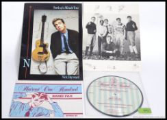 Haircut 100 / Nick Heywood - Signed North of a Miracle Tour along with a promo photo of Haircut 100,