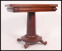 A Regency 19th century mahogany card table.