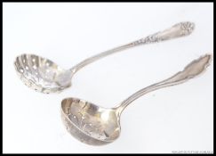 A silver 19th century hall marked decorative Silver Castor Sugar Spoon,