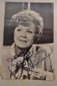 AUTOGRAPHS: An album of vintage autographs and signed photographs of TV / Film / Music celebrities