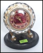 An unusual mid century retro Russian mantel clock.