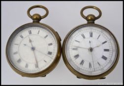 A 20th century Tell chronometer / pocket watch.