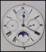 An Army & Navy moon phase chronometer / pocket watch.