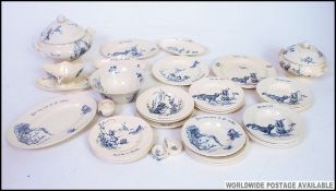 An unusual French Porcelaine Opaque Degien tea service,