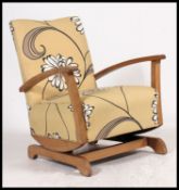 A vintage early to mid 20th century American rocker / rocking chair,