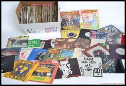 A good collection of 45rpm vinyl records dating from the late 70's to include Blondie, Bad Manners,