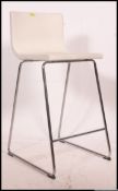 A  contemporary bar stool by Ikea from the Bernhard range ( description to be updated )