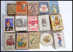 A collection of assorted vintage playing cards, some good titles to include: Bread, Honey,