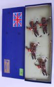LEAD SOLDIERS: A collection of Britains style ' Drumbeat Collectors Series ' lead soldiers - boxed