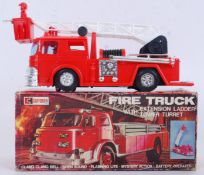 CLIFFORD TOYS: A vintage Clifford Toys Fire Truck battery operated plastic toy.