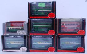 BUSES: A collection of 7x diecast model buses. 6x EFE and 1x Corgi Original Omnibus.