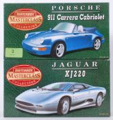 MATCHBOX: 2x Matchbox Masterclass Collection boxed 1:24 scale diecast model cards - Porsche and