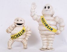 MONEY BOXES: Two reproduction Michelin Tyres advertising novelty money boxes,