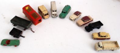 DINKY & CORGI: A collection of 12x assorted loose vintage diecast model Corgi / Dinky models - all