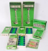 SUBBUTEO: A collection of 3x complete Subbuteo football teams, along with various boxed accessories.