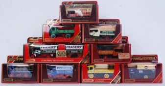 MATCHBOX MODELS OF YESTERYEAR; A collection of 9x Matchbox Models Of Yesteryear - all Steam Wagons,