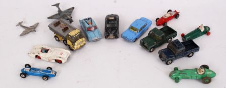 CORGI & DINKY: A collection of 13x assorted vintage loose Corgi & Dinky (and other vintage diecast)