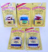 LESNEY: A collection of 5x Matchbox Original reissue Matchbox Lesney diecast models, each unopened,