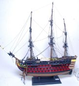 A 20th century large model of a tall ship / galleon.