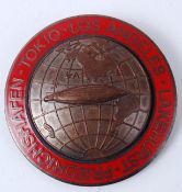 An original WWI First World War era issued Zeppelin airship badge