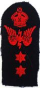 A believed British Army WWII Combined Operations Lieutenant Ops Patch / Epaulette Commando Badge