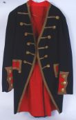 UNIFORM; An original General Service uniform jacket and vest. With GR brass buttons.