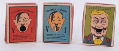 A rare French second World War set of games released to mock Hitler & Goring.