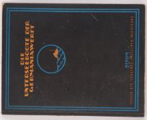 DIE UNTERSEEBOOTE DER GERMANIAWERFT;