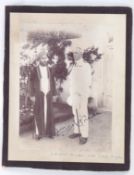 SULTAN OF ZANZIBAR: A large photograph taken by G.