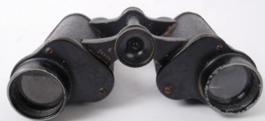 A vintage pair Goerz Berlin 6x binoculars magnification. Uncased.