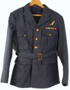 An original RAF Royal Air Force Flight Engineer uniform tunic.