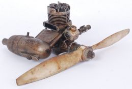 A vintage model aircraft engine - Enya 35 Model 5224.