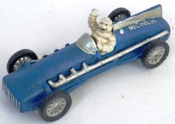 MICHELIN MAN: A reproduction 20th century metal advertising figure of Bibendum the Michelin Tyres