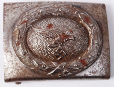 An original Nazi WWII Second World War era uniform Luftwaffe belt buckle