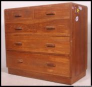 A mid century Air Ministry oak chest of