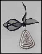 A continental Victorian style silver bab