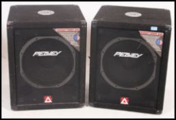 A pair of Peavey Eurosys 500XT Sub Bass