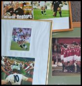 A framed and glazed British Lions tour p
