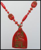 A 1920s Max Neiger Czech Bohemian Glass