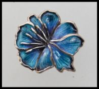 A 925 silver and enamel Art Nouveau styl