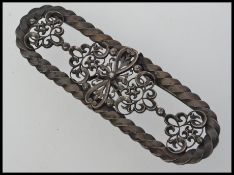 A late 19th Century French white metal b