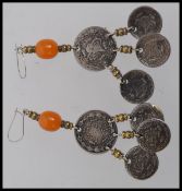 A pair of Ottoman coin earnings re fashi