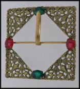 A  early 20th century large yellow metal