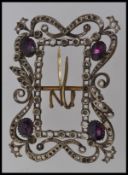 An early 19th century French white metal