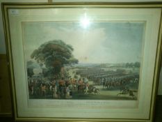 A 19th Century lithograph ' The Review a