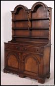 An 18th century revival 1940's oak dresser.