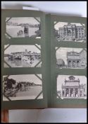 An Edwardian postcard album c1908,